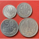 Польша, 4 монеты