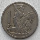 Чехословакия 1 крона 1930 г.