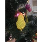 Елочная игрушка "ШИШКА" на прищепке 50-е года