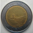 Италия 500 лир 1983 г.