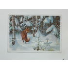 Открытка Германия лиса 1970-е  10х15  см