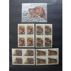 Продажа коллекции с 1 рубля! Чистые почтовые марки РБ в квартблоках.