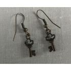 Серьги Ключик металл