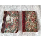 Старинный  антикварный двухтомник 1805 года, на французском "Souvenirs dun homme de cour, ou Memoires dun ancien page" (Воспоминания придворного или Мемуары бывшего пажа).