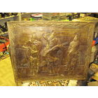 Панно, чеканка латунная Три богатыря 65х51,5 см.