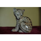 Статуэтка фарфоровая  " Леопард "  ЛФЗ  ( целая )