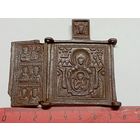 Складень "Оранта.Знамение",без одной створки.Предположительно 19 век