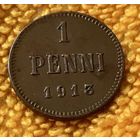 1 penni 1913 года.