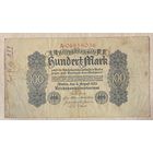 Банкнота 100 марок 1922 год. Веймарская республика. С рубля без МЦ.
