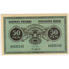 50 пенни 1918 года.  UNC! Состояние!!! Финляндия