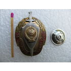 Знак. За отличную службу в МВД СССР. тяжёлый, винт