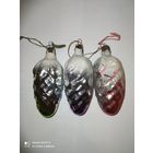 Елочная, новогодняя игрушка СССР "Набор шишки"