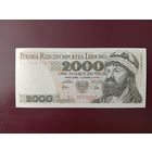 Польша 2000 злотых 1979 UNC
