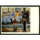 Первые модницы нового квартала. Худ. Ю. Пименов. 1987