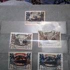 СССР, 1945,  ВСЕ ДЛЯ ФРОНТА    Сборка  5м,   по  80 коп шт. гашен