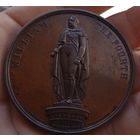 Памятная редкая медаль 1845г, посвященная королю Великобритании Вильгельму IV.Коронация (1830 г.) и смерть (1837 г.) Вильгельма IV.