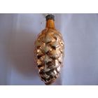 Елочная игрушка шишка 50 годы