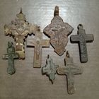 Крестики нательные разные большой лот