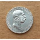 Австро-Венгрия, 1 крона 1908 г., 60 лет царствованию Франца Иосифа I, серебро 0.835