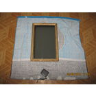 Старое советское зеркало 27х42 см.