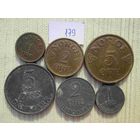 6 монет Дании и Норвегии