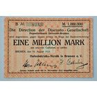 1923 год Германия 1 000 000 марок