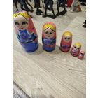 Матрёшка 5 шт(одна треснула,с рубля