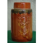 Банка ( емкость для чая из СССР   ( все целое )  16,5 см