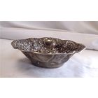 Ваза для печенья Печенница Конфетница 15 х 13 Серебрение 03