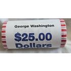1 доллар 2007 США 1й президент Джордж Вашингтон  ролл 25 штук