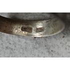 84 проба до 1917 года обручальное серебряное кольцо