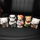 Солонки Перечницы Фигурки Статуэтки Мишки Маки Бамбук Коровка повар Розы Оливки Стрекоза Ягоды Фарфор, керамика, ручная работа, роспись.