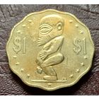 Острова Кука 1 доллар, 2015   С РУБЛЯ