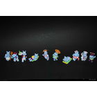 Полная коллекционная серия фигурок от киндер-сюрприз _"БЕГЕМОТЫ"_Happy Hippos Holiday (1996)_!