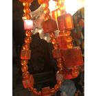 Бусы янтарные старинные времён СССР крупные кубы и шарики длина по кругу 78 см Уточняйте наличие до выкупа лота!!!