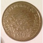 Камерун 100 франков, 7,00 г, 25,5 мм, никель, Краузе - KM# 15