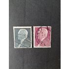 Польша 1938 Полная серия марок "Игнаций Мосьцицкий - польский государственный и политический деятель, Президент Польши (1926–1939)" (гашение без клея и наклеек) Mi.324-325 каталог 0.50 евро