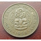 Новая Зеландия. 1\2 пенни 1958