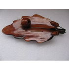 Подставка настольная для ручки винтажная "Дубовый лист"