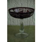 Ваза конфетница   ( высота 15 см , диаметр 14,5 см )