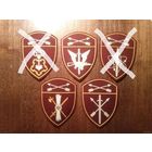 Шеврон (нарукавный знак) Сибирского округа войск национальной гвардии РФ. Цена за один.