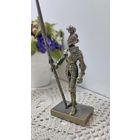 Солдат серебряный. Винтажная итальянская серебряная фигурка рыцаря ручной работы, редкая, средневековая, из коллекции UNO-A-ERRE