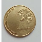 Словения 5 толар 1996 год 5 лет независимости Словении 1991-1996 нечастая