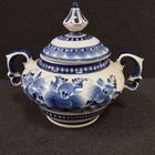 Сахарница фарфоровая Башенка, Гжель