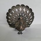 Серебряная статуэтка. Павлин 925 пр.