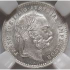 10 крейцеров 1872 MS-64