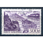 Франция - 1949/50г. - архитектура, авиапочта, 300 fr - 1 марка - гашёная [Mi 863]. #2-Fr-61-A-2