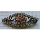 Брошь серебряная из СССР, с дефектом