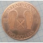 4/5 остров Сабрина 2 доллара