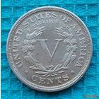 США 5 (V) центов 1891 года. Предложи свою цену или обмен!